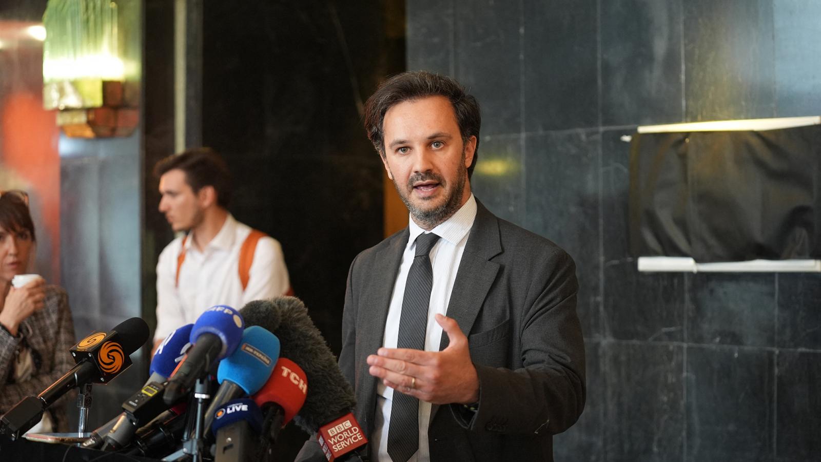 Heorhij Tihij ukrán külügyminisztériumi szóvivő.