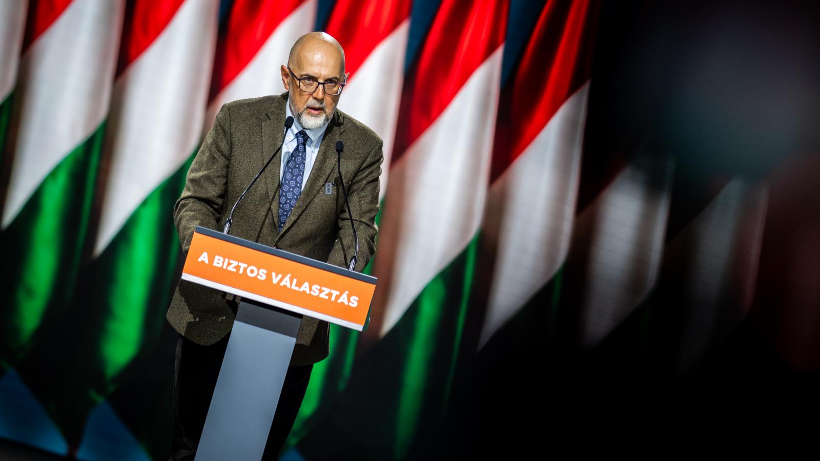 Kelemen Hunor a Fidesz kongresszusán Budapesten január 10-én