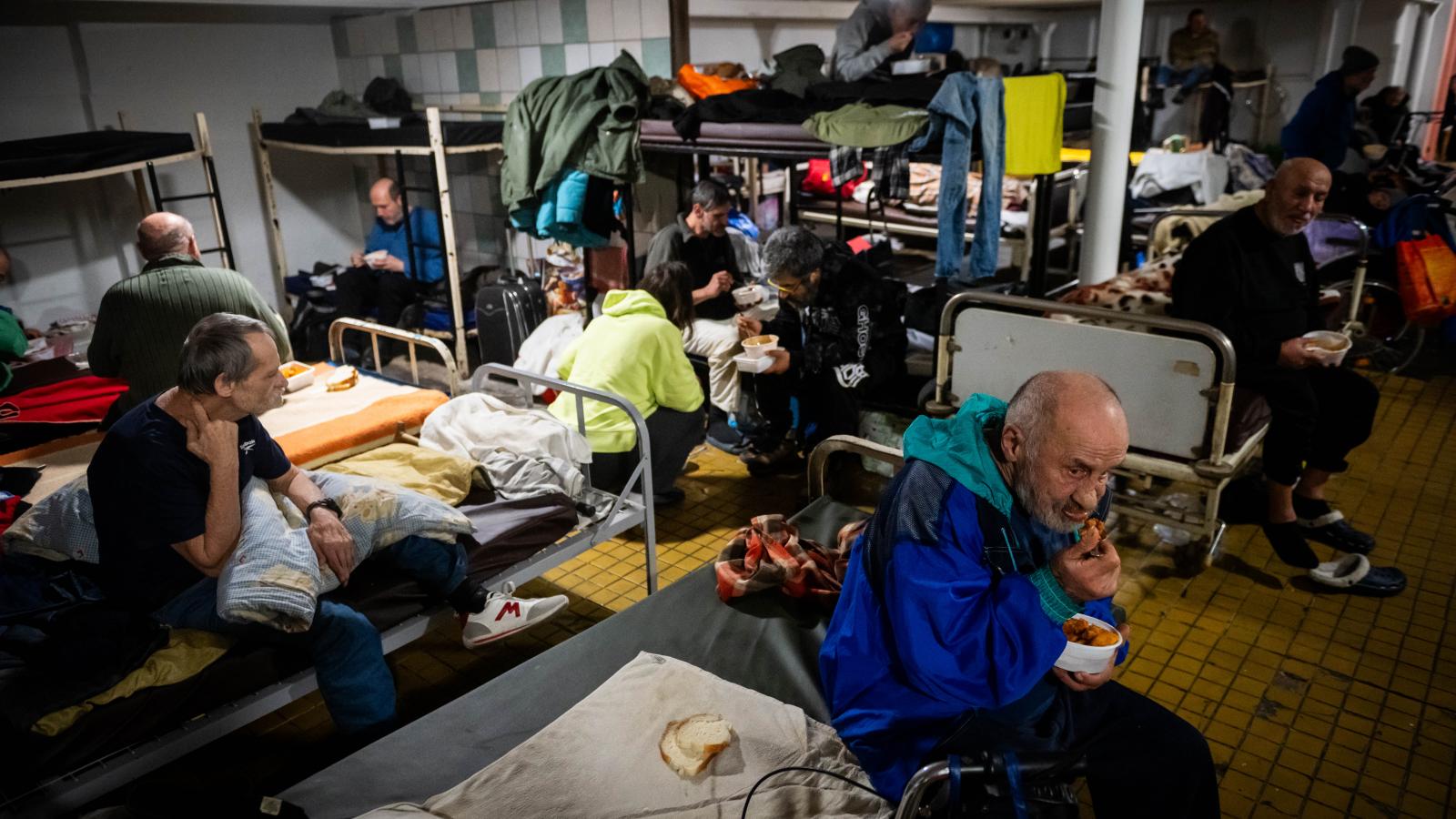 Az Oltalom Karitatív Egyesület által fenntartott melegedő a Dankó utcában