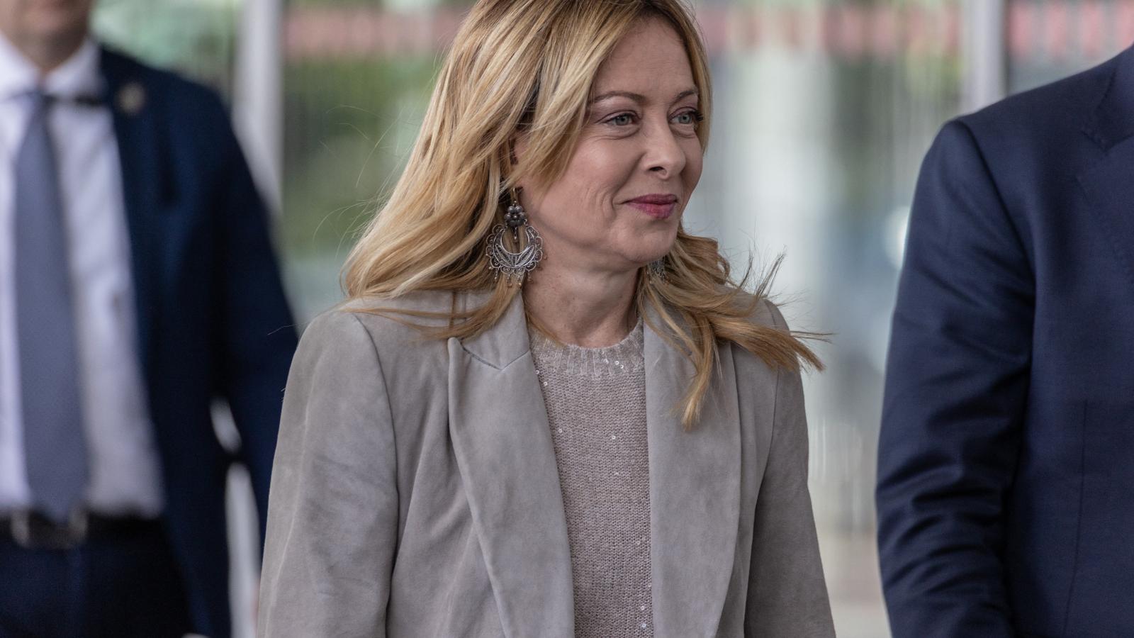 Giorgia Meloni olasz miniszterelnök