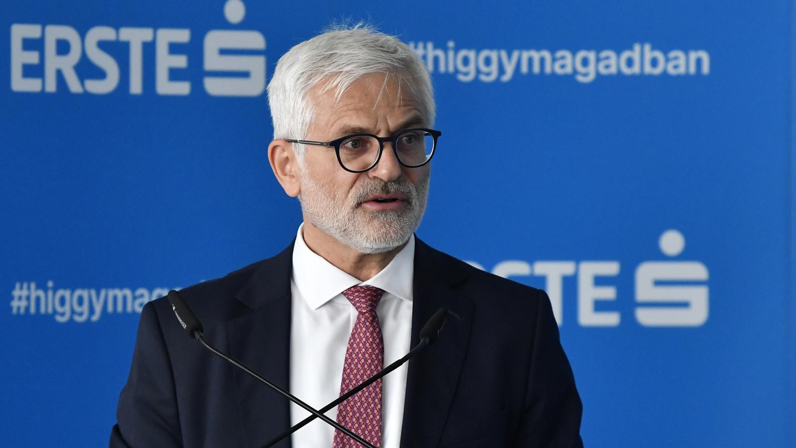 Jelasity Radován, az Erste Bank Hungary elnök-vezérigazgatója - Korábbi felvétel 