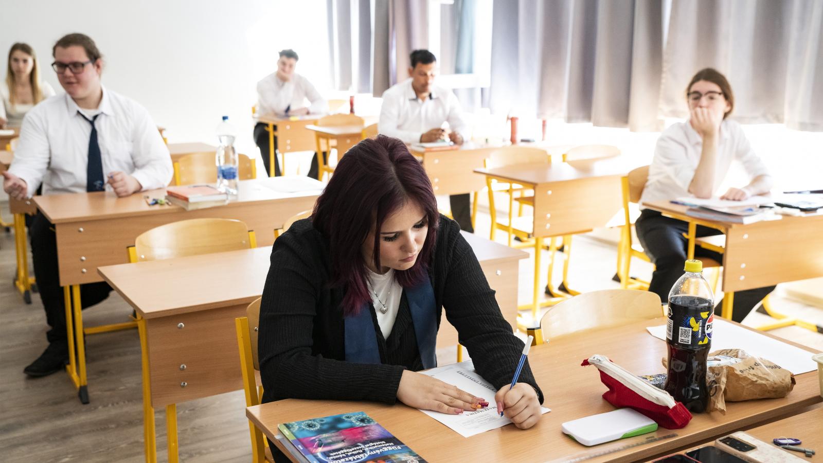 Matematika írásbeli érettségi Nyíregyházi SZC Sipkay Barna Technikumban május 5-én