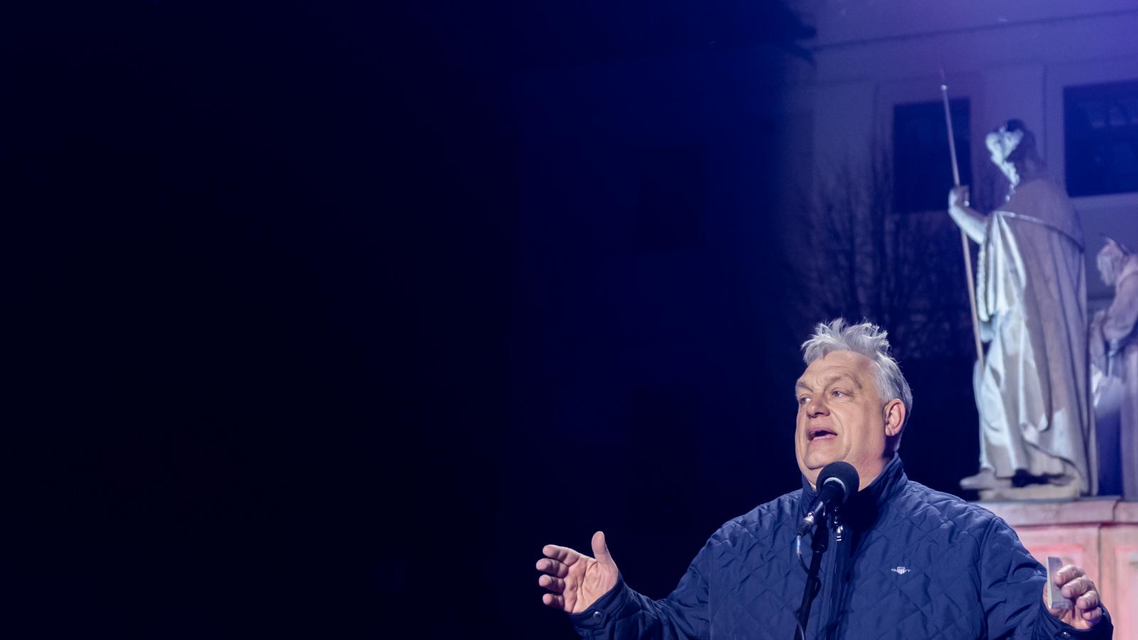 Orbán Viktor Győrben március 27-én