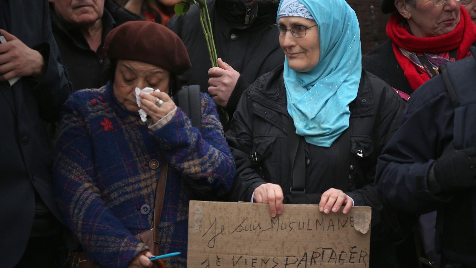 A támadások áldozatainak temetésén Fotó: Christopher Furlong/Getty Images 
