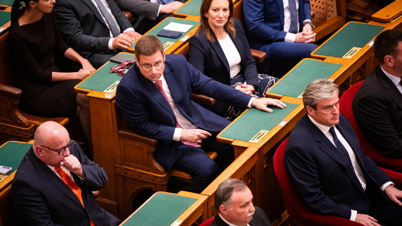 Gulyás Gergely az Országgyűlés alakuló ülésén május 9-én