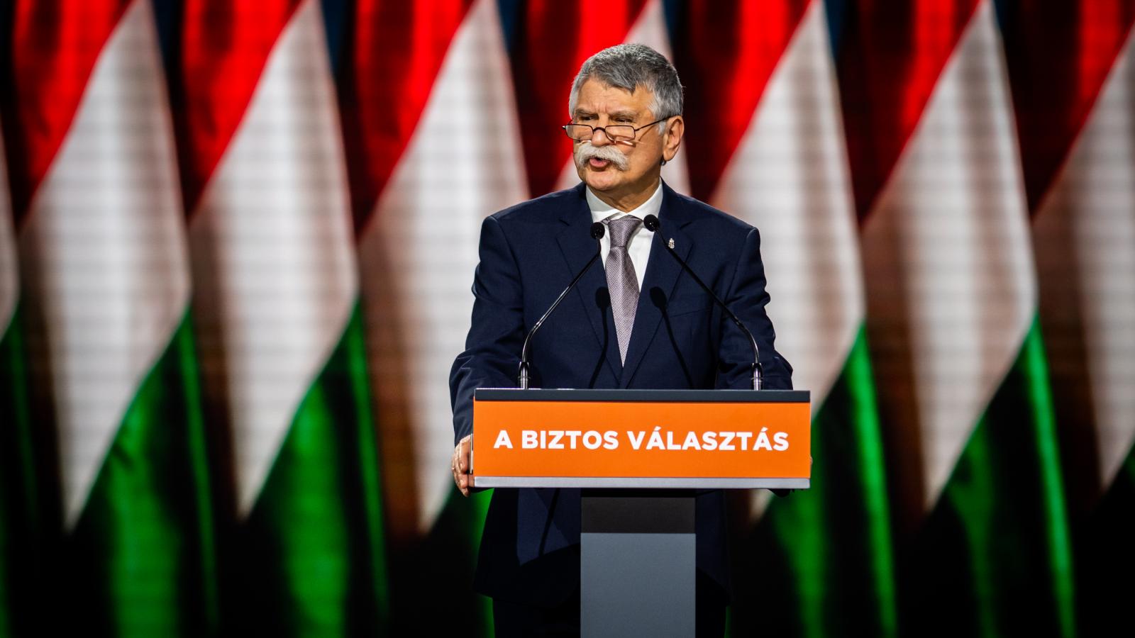 Kövér László 2026. január 10-én, amikor még biztos volt a választásban