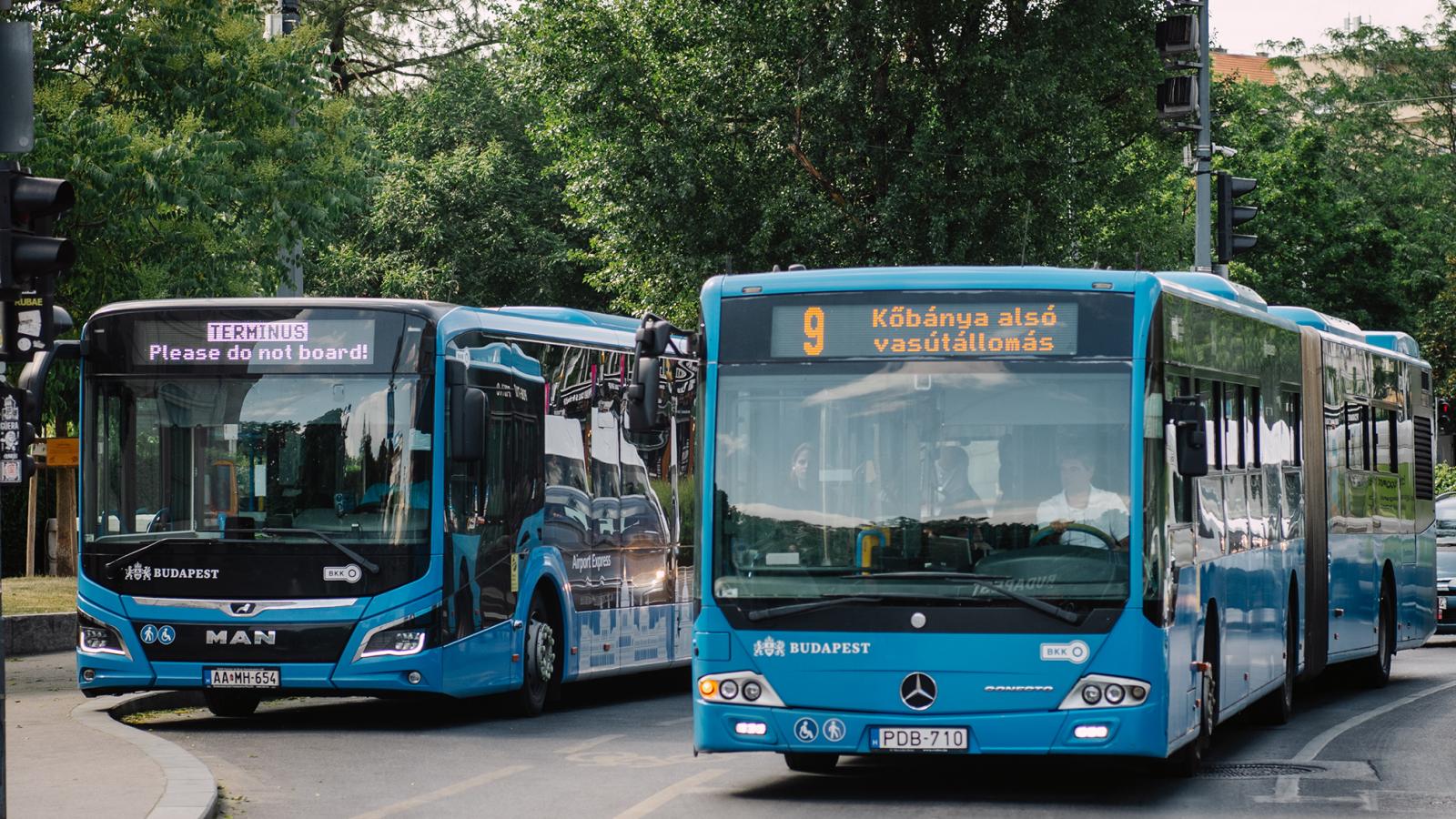 Buszok. A BKV által benyújtott idei üzleti terv meglehetősen lyukacsos
