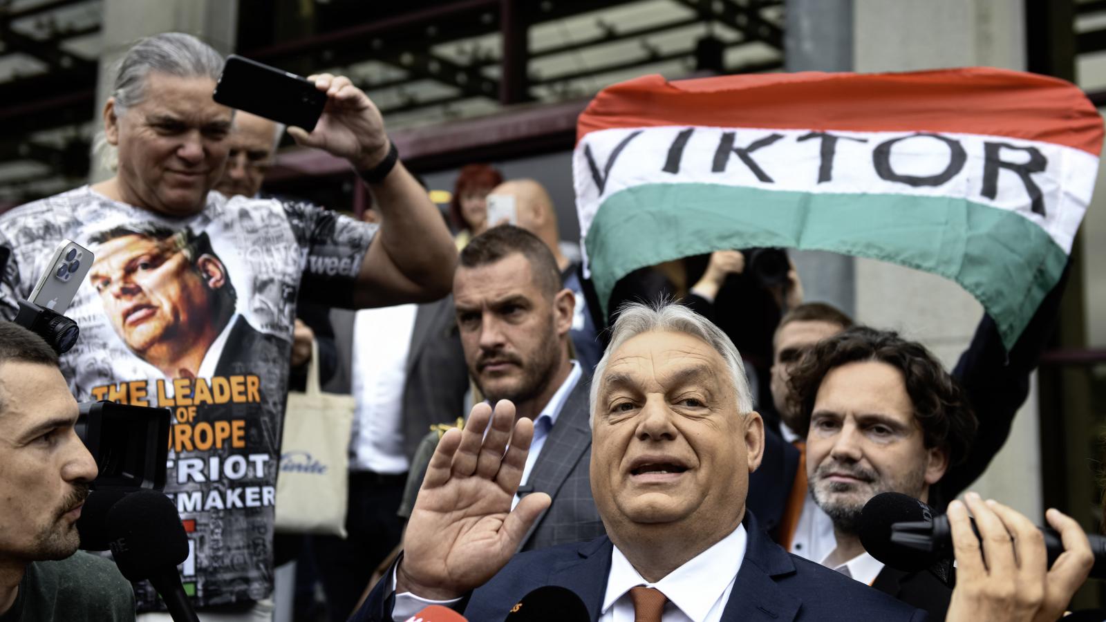 Orbán Viktor, a Fidesz elnöke a  megújulást ígérő pártkongresszus előtt