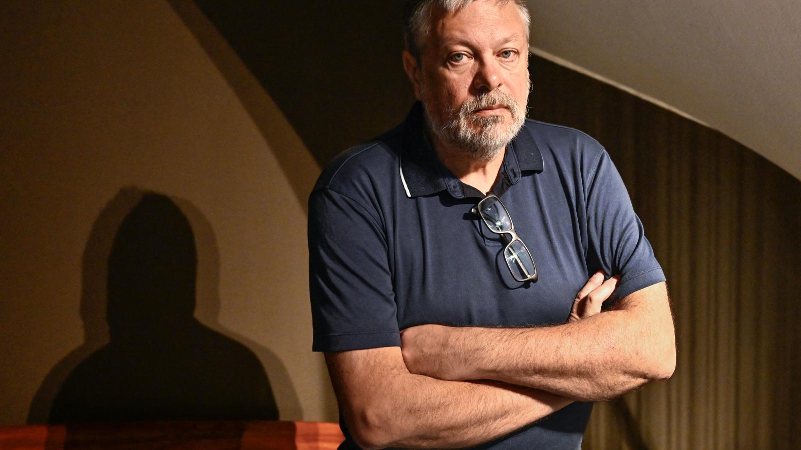 Az Oroszországban
„idegen
ügynöknek” bélyegzett,
jelenleg
Svájcban élő
Mihail Siskin