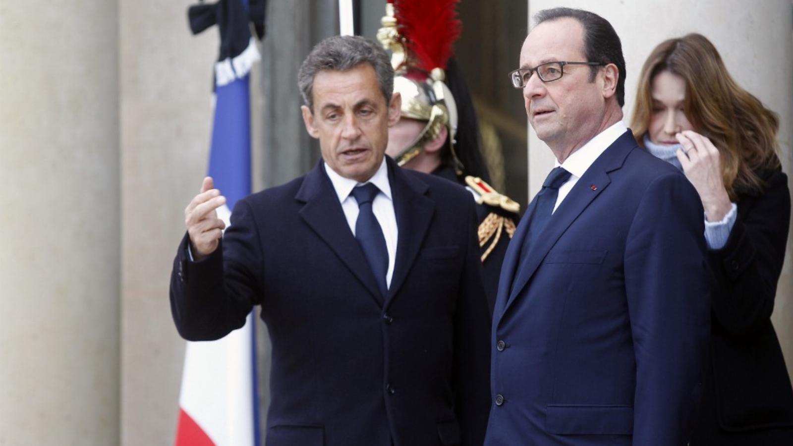 A dráma napjaiban még Nicolas Sarkozy is ellátogatott az Élysée-palotába FOTÓ: EUROPRESS/GETTY IMAGES/THIERRY CHESNOT