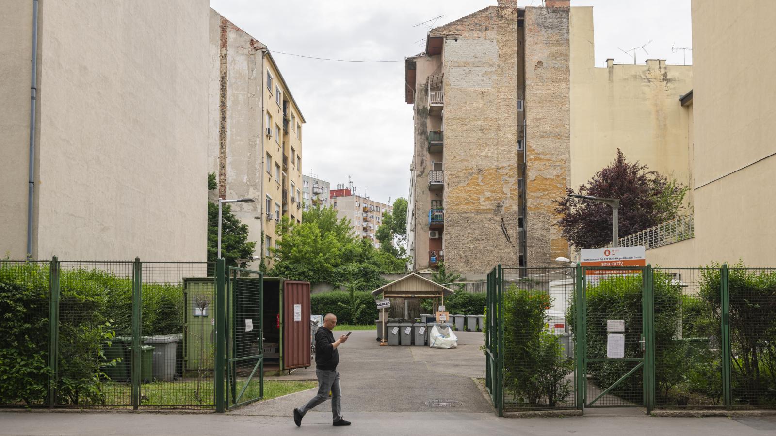 Józsefváros, látkép. Komoly problémák vannak ebben a kerületben is