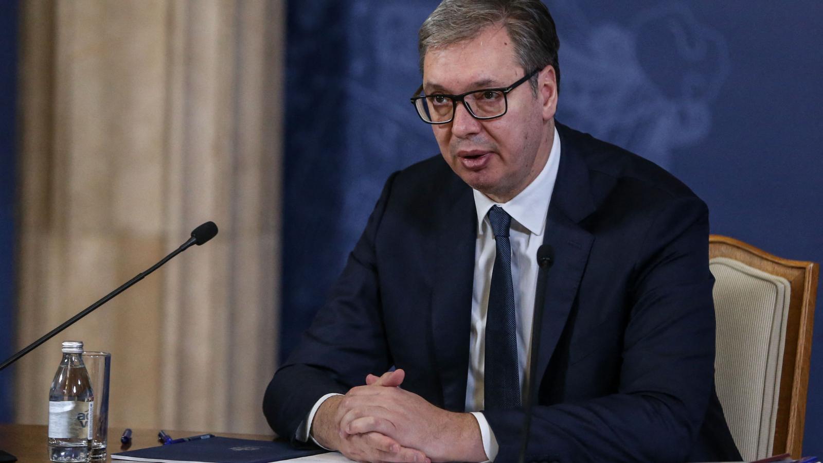 Aleksandar Vučić szerb köztársasági elnök