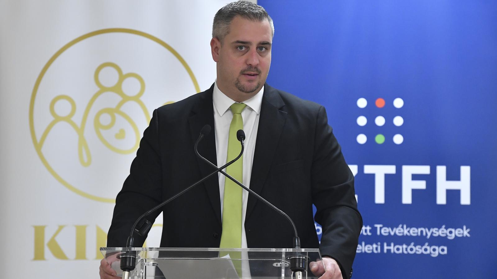 Nagy László, a Szabályozott Tevékenységek Felügyeleti Hatóság (SZTFH) elnöke 