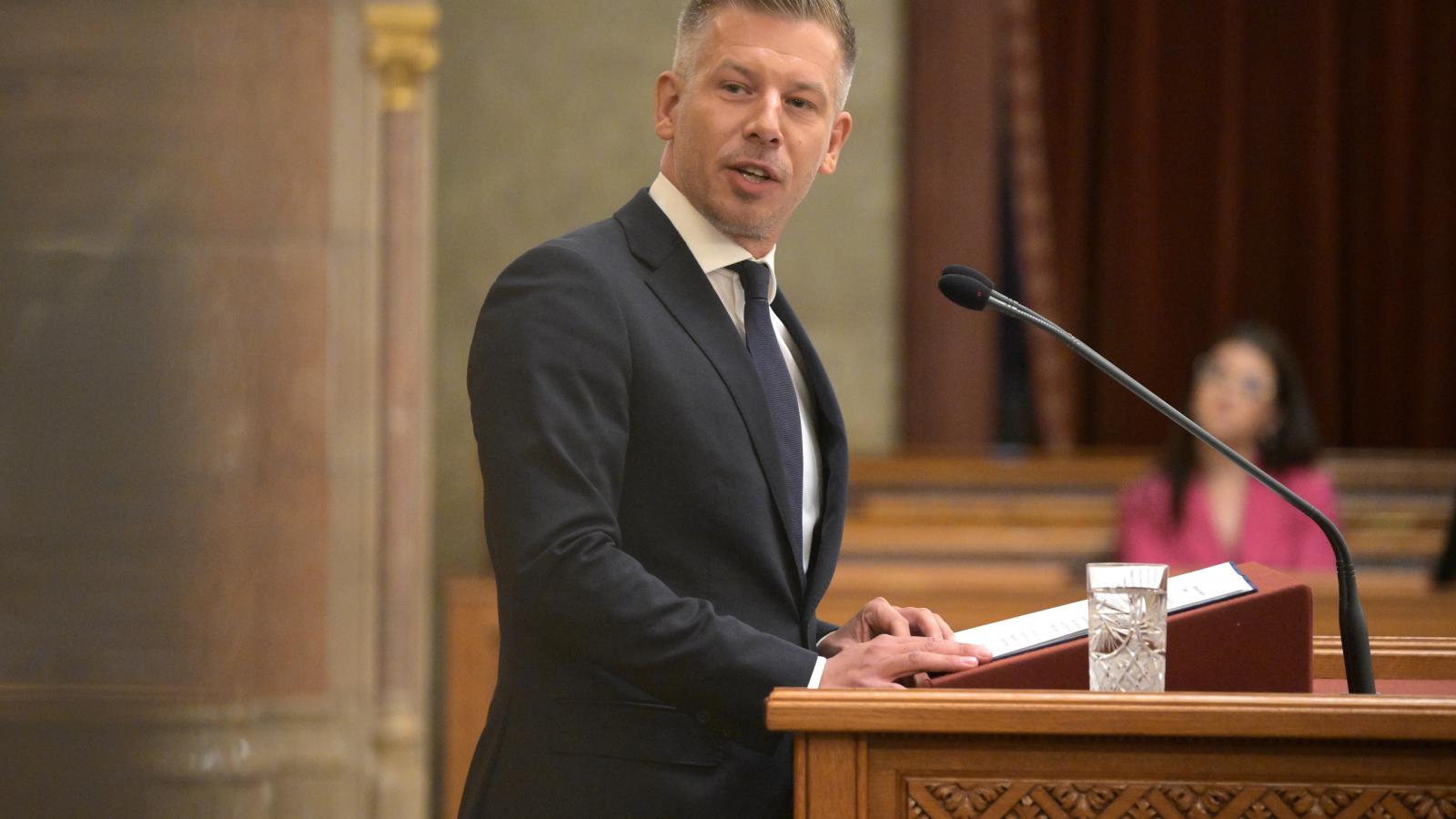 Magyar Péter miniszterelnök napirend előtt szólal fel az Országgyűlés őszi ülésszakának első plenáris ülésén 2026. szeptember 7-én