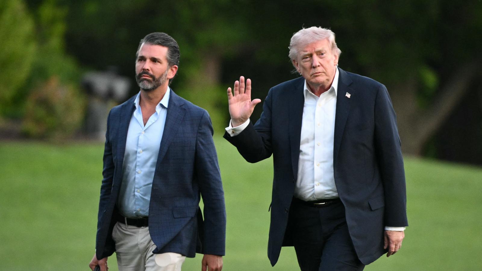 Donald Trump Jr. és Donald Trump