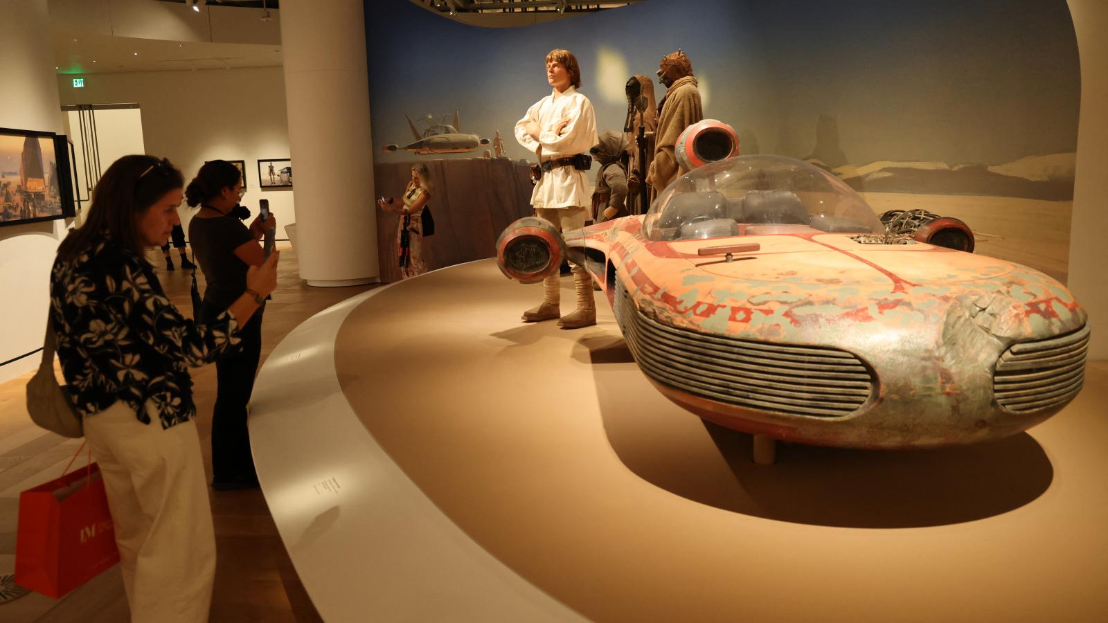 A Lucas Museum of Narrative Art a sajtó számára tartott előzetes megnyitón Los Angelesben, 2026. szeptember 2-án