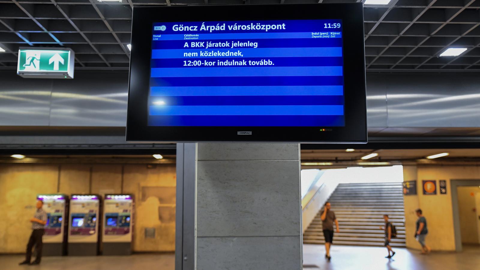 10 perces sztrájk Budapesten, 2025. június 6-án
