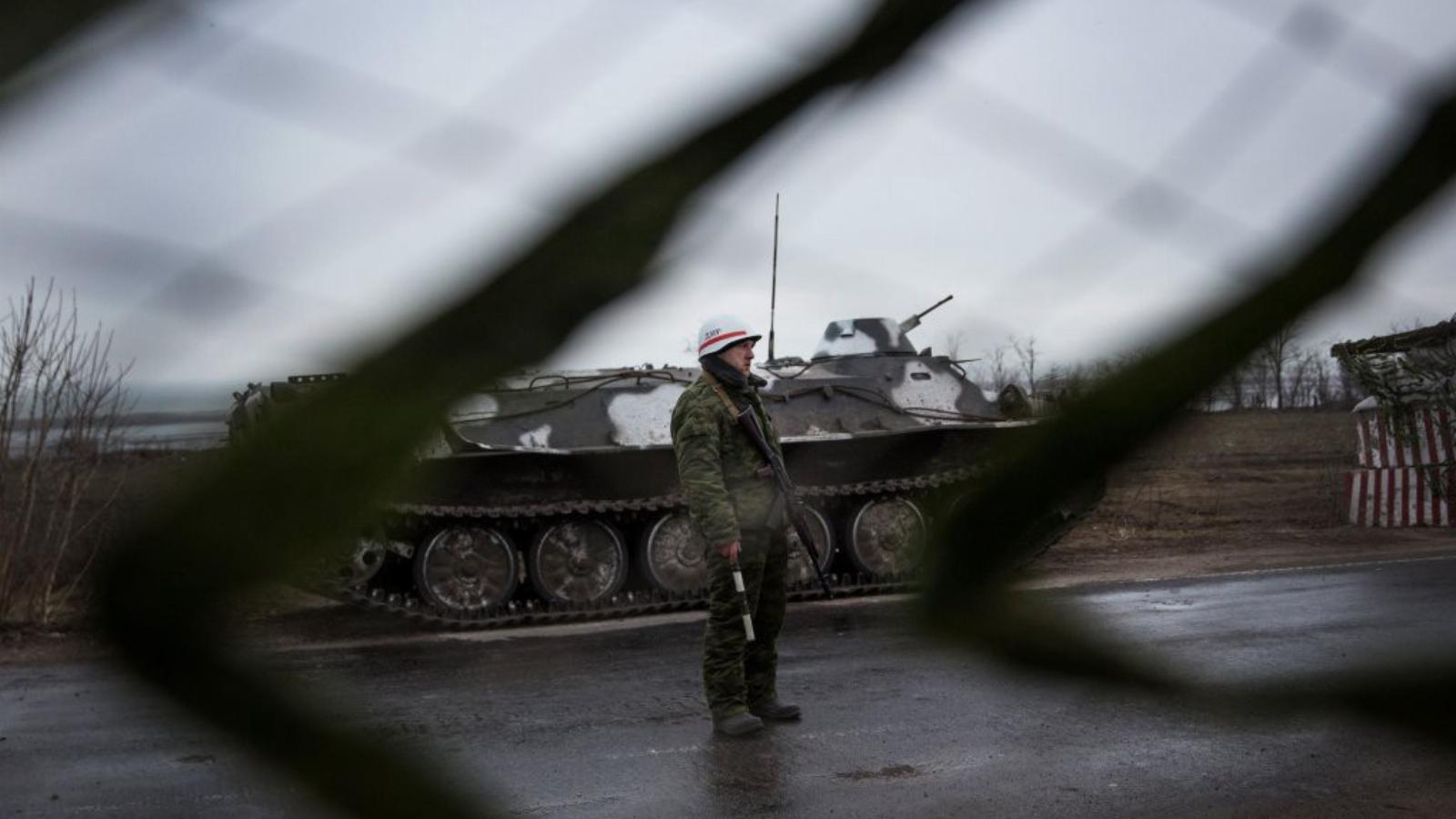 Szakadárok ellenőrzik a Mariupol felé vezető utat FOTÓ: EUROPRESS/GETTY IMAGES/ANDREW BURTON