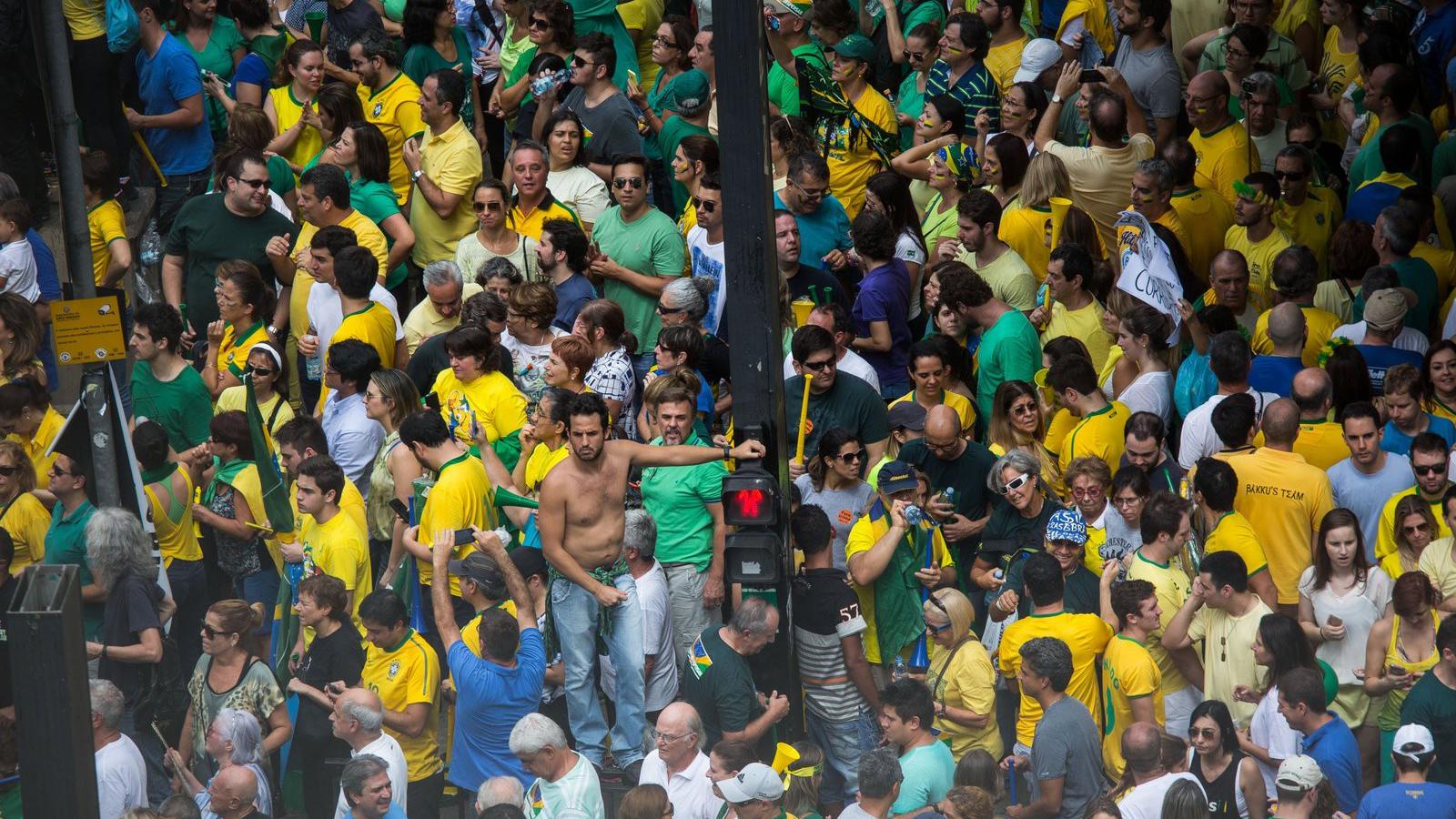 Sao Paulóban több mint egymillióan vonultak az utcára FOTÓ: EUROPRESS/GETTY IMAGES/VICTOR MORIYAMA