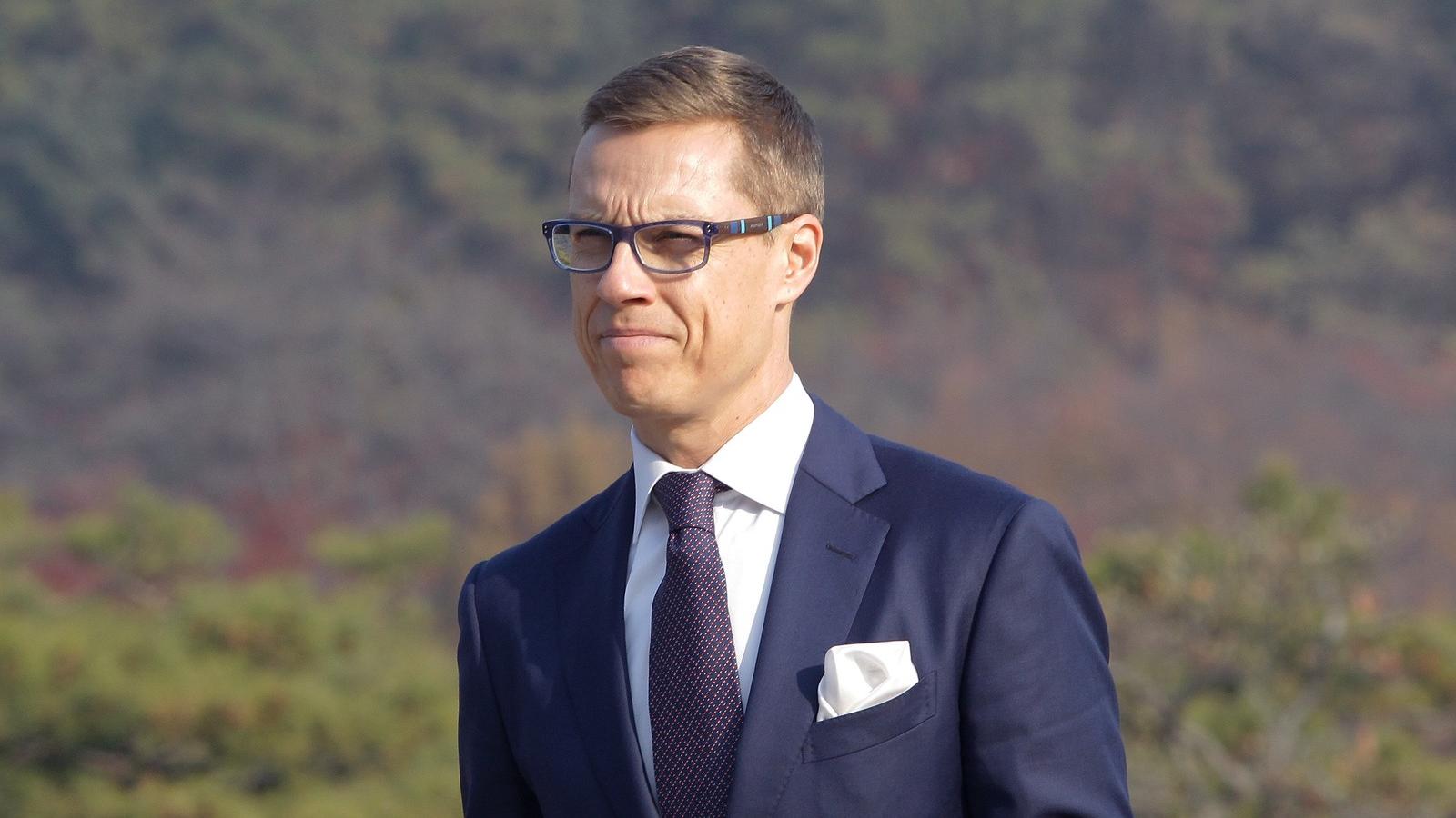 A képen Alexander Stubb finn kormányfő. FOTÓ: Chung Sung-Jun/Getty Images