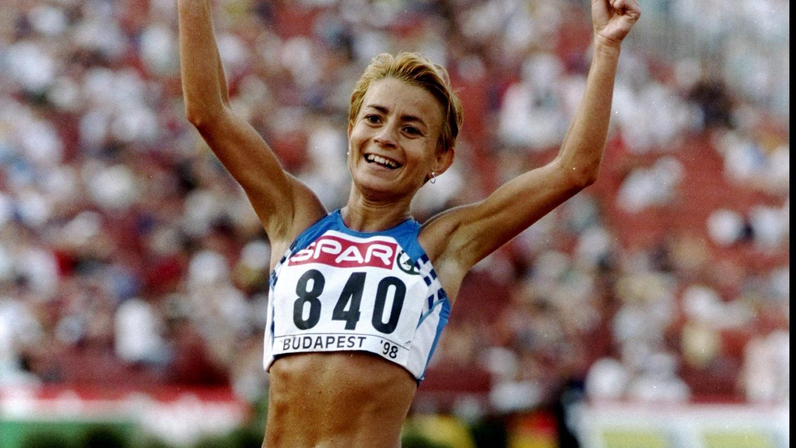 Annarita Sidoti egy 1998-as felvételen. FOTÓ: Mark Thompson/Getty Images