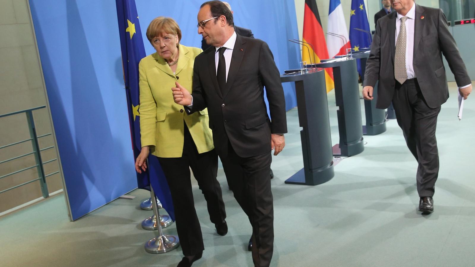 Angela Merkel, Francois Hollande és Jean-Claude Juncker. FOTÓ: Sean Gallup
Getty Images