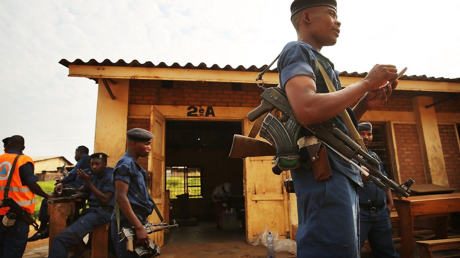 Burundi több pontján katonák ügyelnek a rendre FOTÓ: EUROPRESS/GETTY IMAGES/SPENCER PLATT