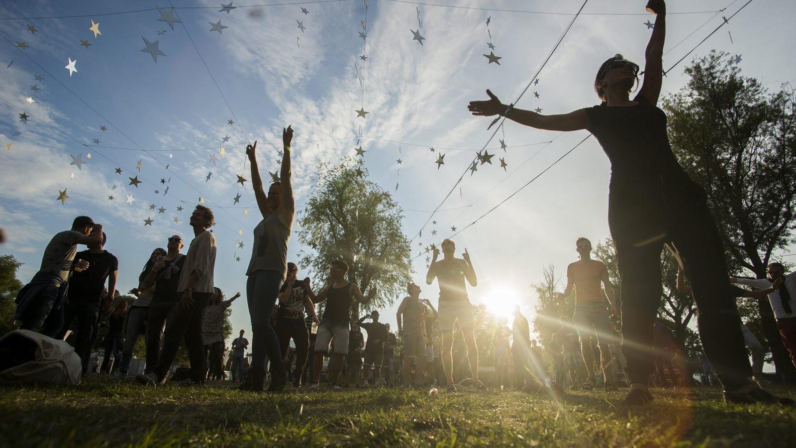 A Strand és a B.my.lake Fesztivál Zamárdiban 2015. augusztus 20-án. MTI Fotó: Balogh Zoltán