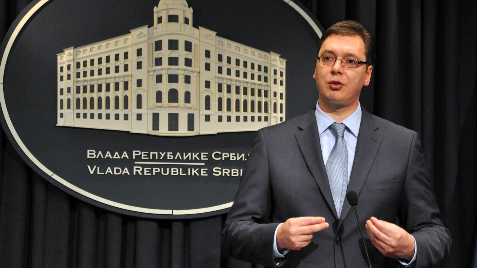 Vucic miniszterelnöknek az idő előtti voksolás mielőbbi kiírása az érdeke FORRÁS: YOUTUBE