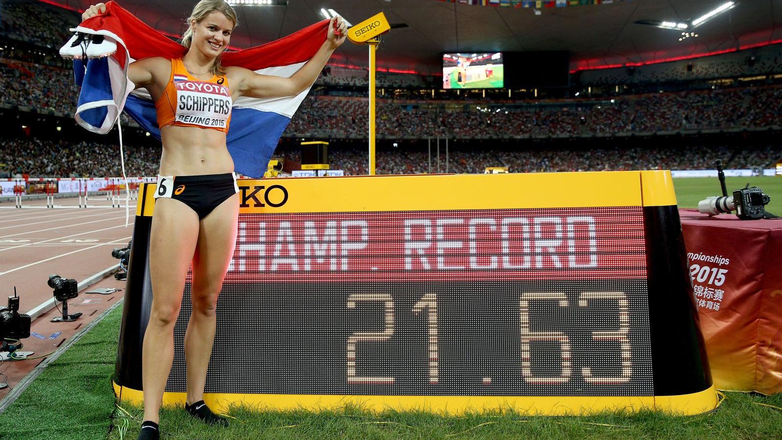 Dafne Schippers rekordgyőzelme FOTÓ: EUROPRESS/GETTY IMAGES/IAN WALTON