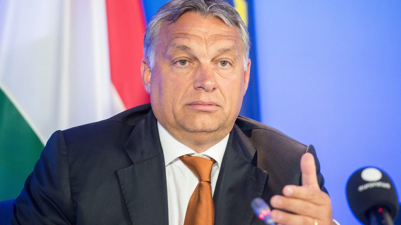 Korábbi felvétel. Orbán Viktor miniszterelnök nemzetközi sajtótájékoztatót tart Brüsszelben, az Európai Tanács épületében 2015. 