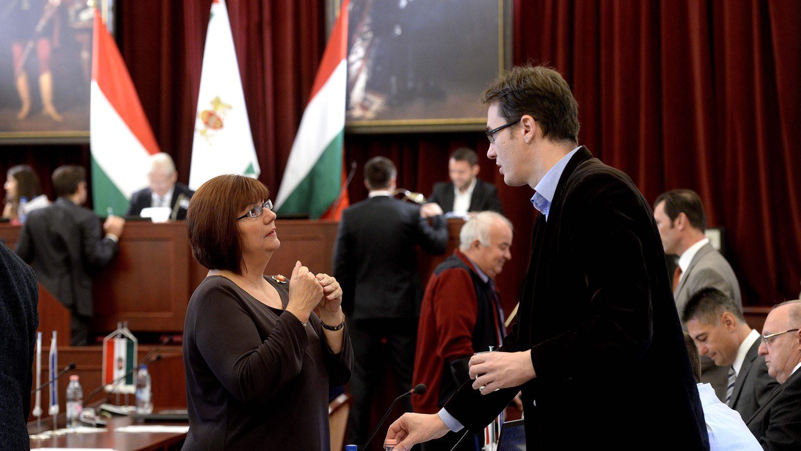 Gy. Németh Erzsébet feljelentést tesz, noha Tarlós István szerint az ő felelőssége is felmerülhet a plakátszerződésben FOTÓ: MTI