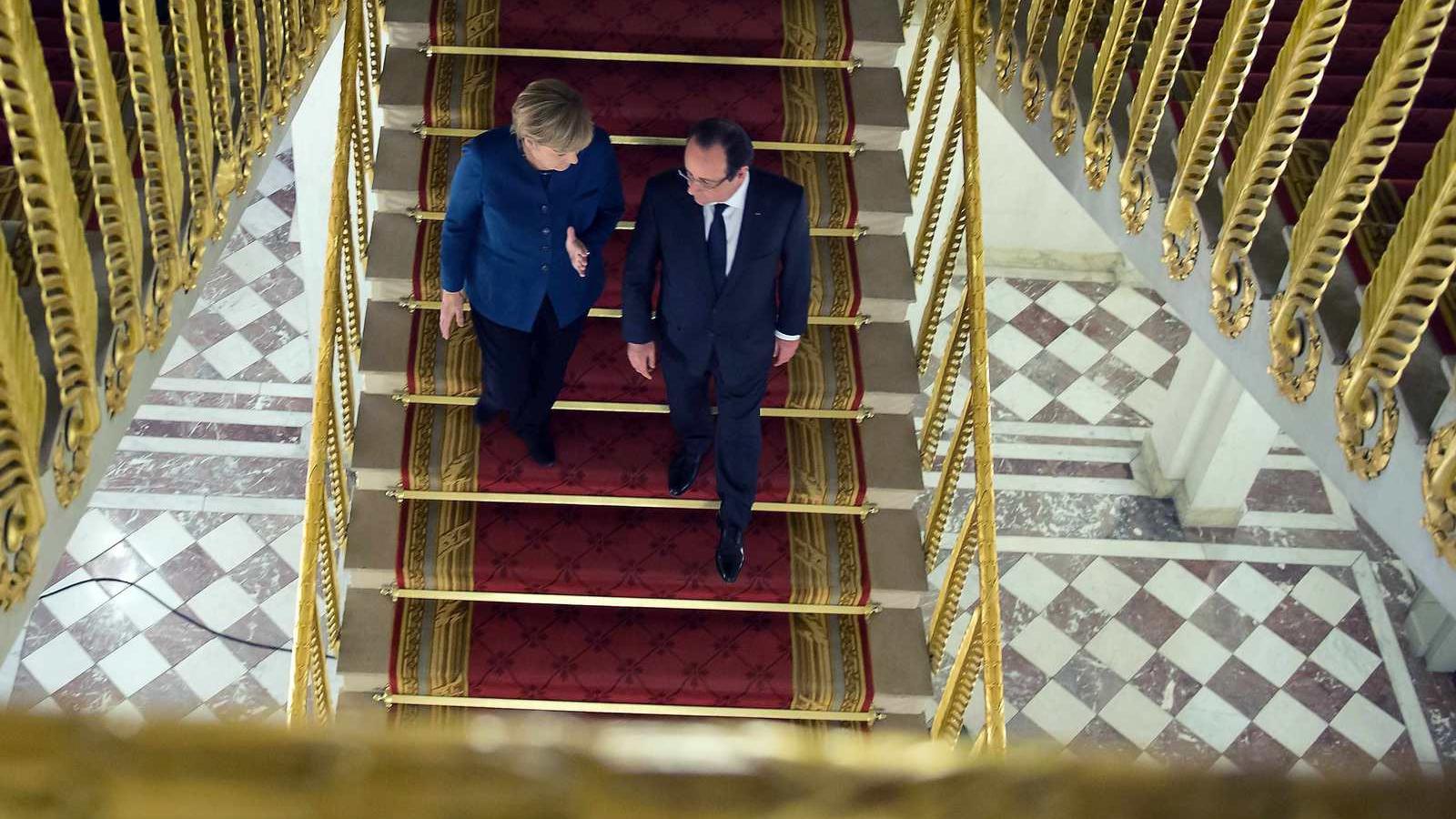 Angela Merkel német kancellár és Francois Hollande francia elnök szorosabb együttműködésre törekszik FOTÓ: EUROPRESS/GETTY IMAGE