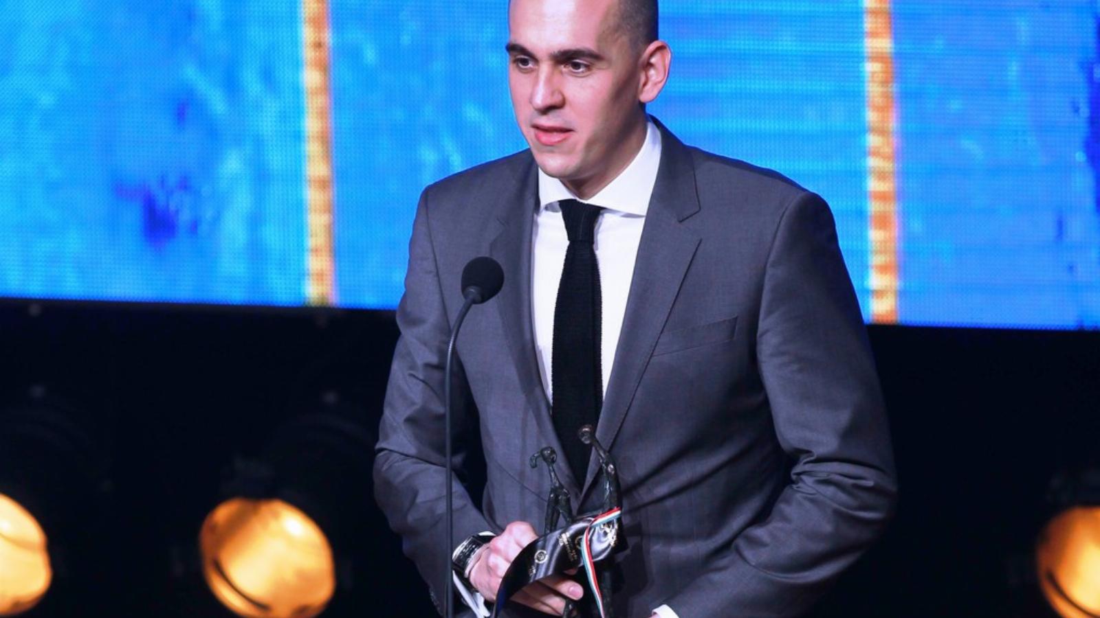 Az év férfi sportolója kategóriában az idei győztes Cseh László. Fotó: Szalmás Péter