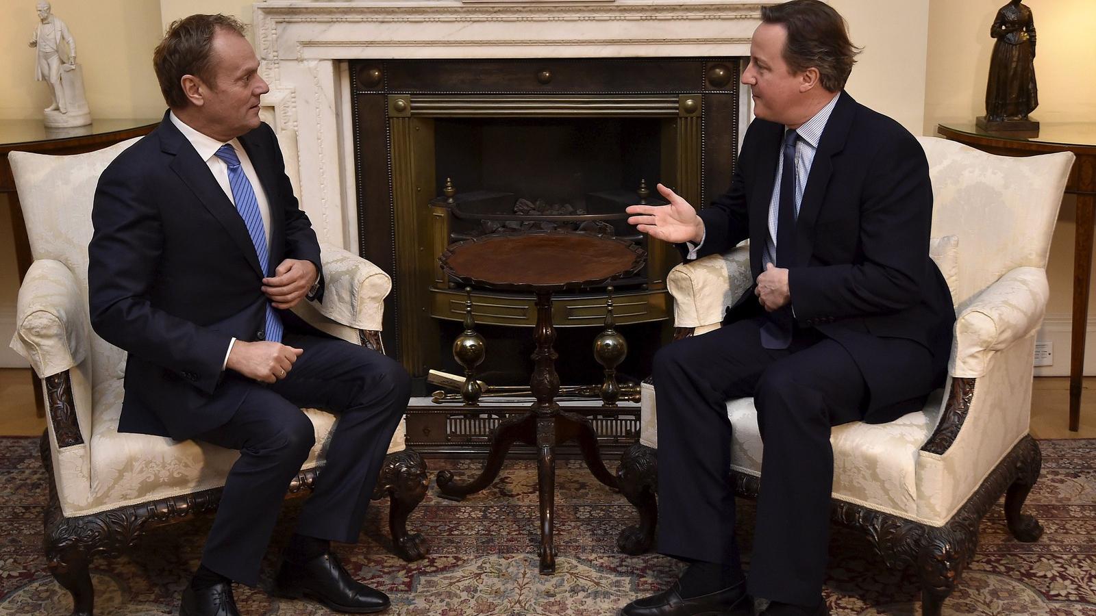 Donald Tusk és David Cameron FOTÓ: Getty Images