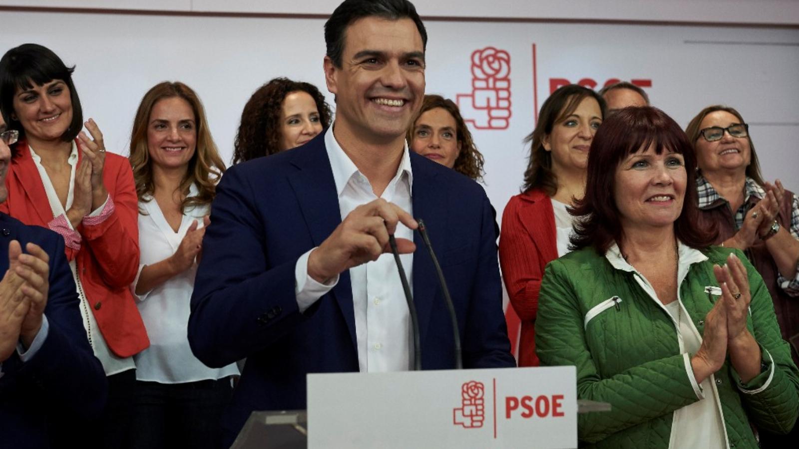 Pedro Sánchez 2014 júliusában lett a PSOE főtitkára FOTÓ: EUROPRESS/GETTY IMAGES/CARLOS ALVAREZ