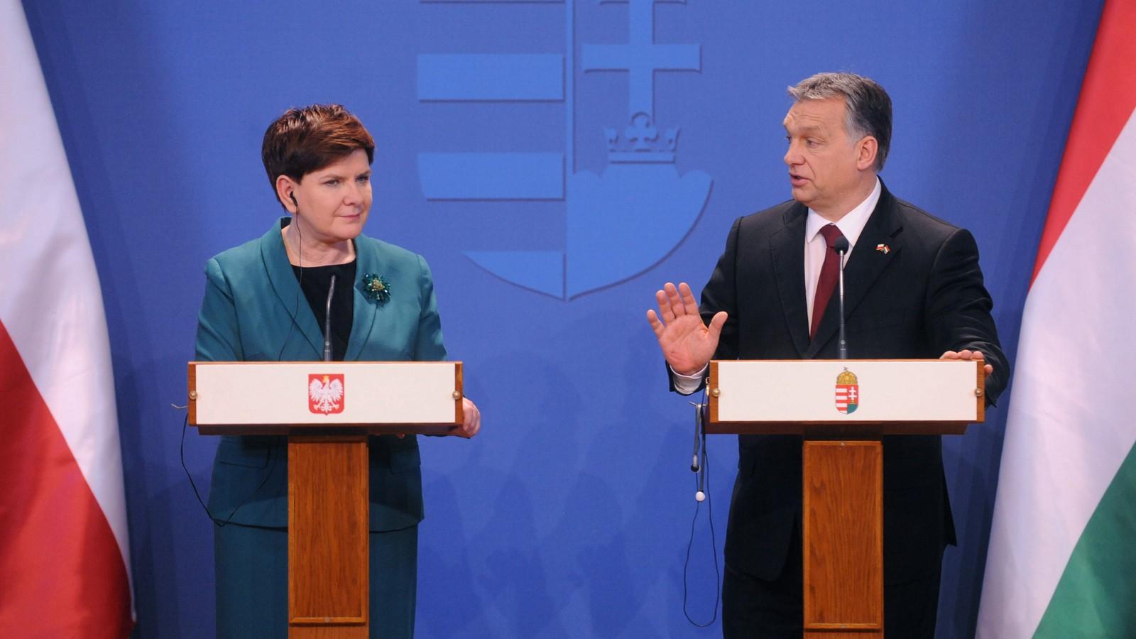 Virágzik a lengyel-magyar barátság, ám Beata Szydlo nem fél nemet mondani Orbán Viktornak FOTÓ: TÓTH GERGŐ