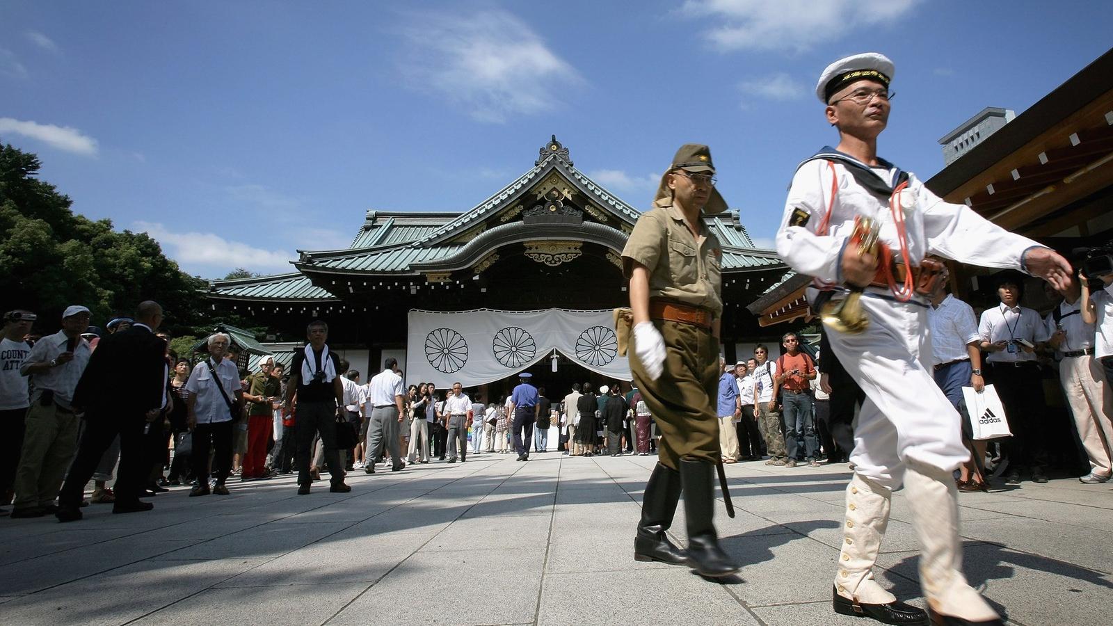 Jaszukuni-szentély, Tokió. Fotó: Kiyoshi Ota/Getty Images