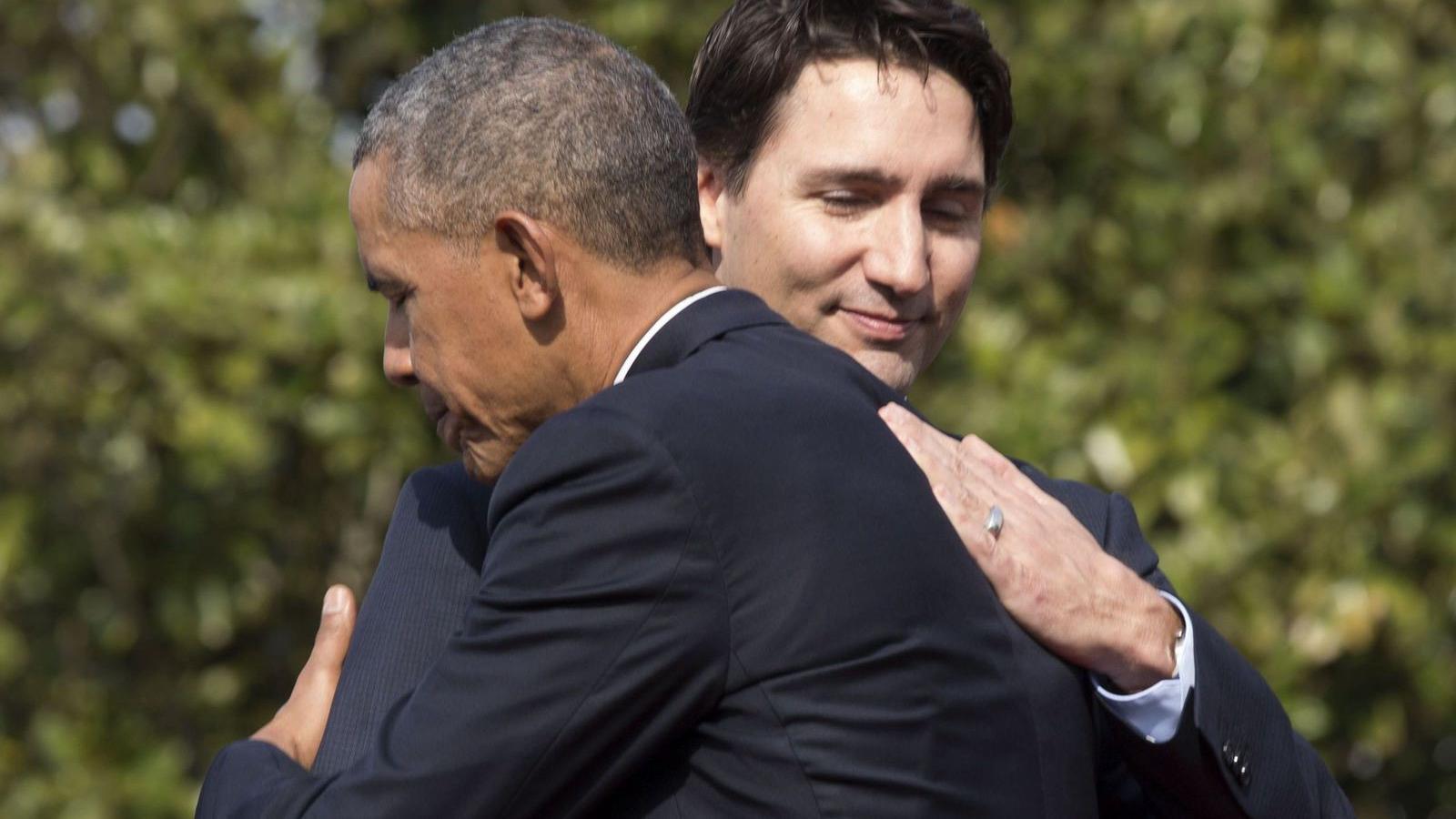 Barack Obama és Justin Trudeau FOTÓ: EUROPRESS/GETTY IMAGES