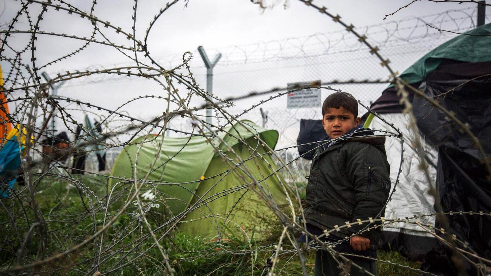 Tábor a görögországi Idomeniben FOTÓ: EUROPRESS/GETTY IMAGES/MATT CARDY