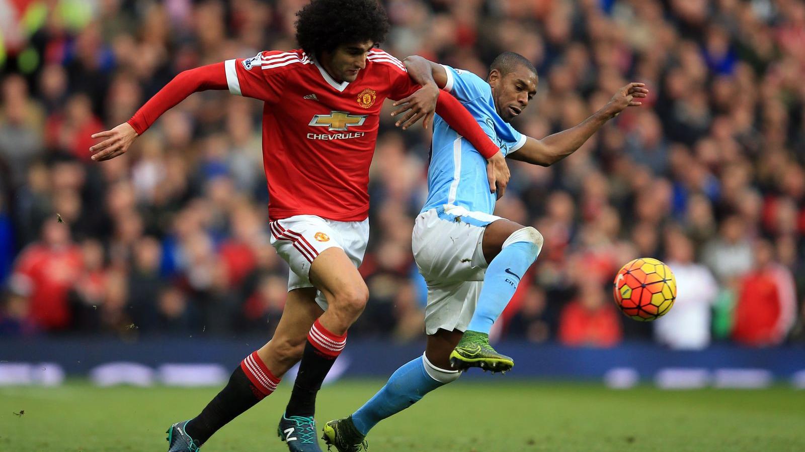 Ismét nagy csata várható Fellaini (balra) és Fernandinho között
FOTÓ: EUROPRESS/GETTY IMAGES/MARK LEECH