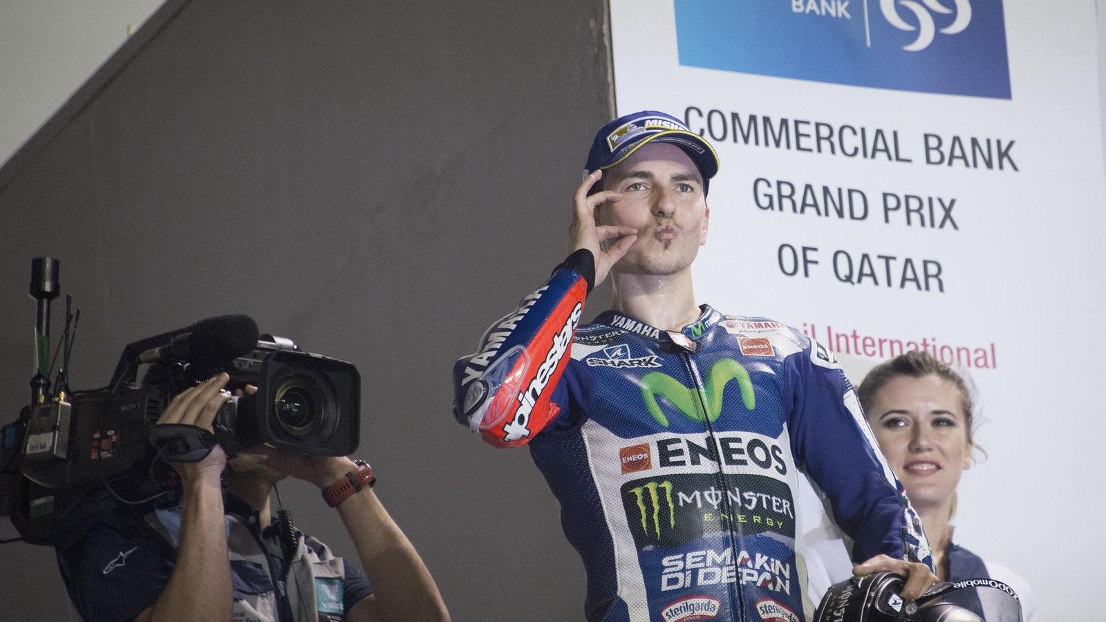 A yamahás Jorge Lorenzo 25 ponttal kezdte meg a 2016-os szezont FOTÓ: EUROPRESS/GETTY IMAGES/MIRCO LAZZARI