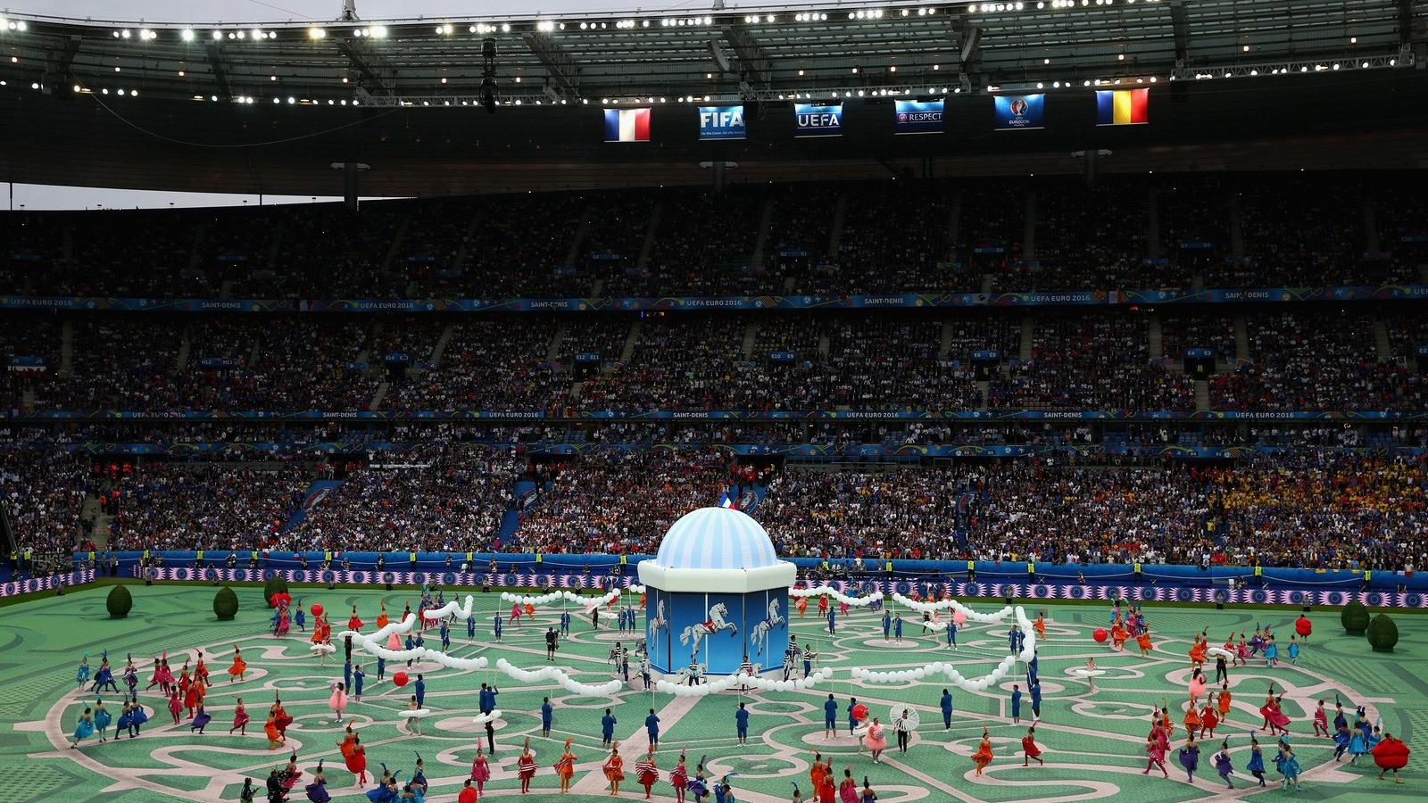 Egészen káprázatos megnyitóünnepségnek adott otthont a párizsi Stade de France FOTÓ: EUROPRESS/GETTY IMAGES/PAUL GILHAM