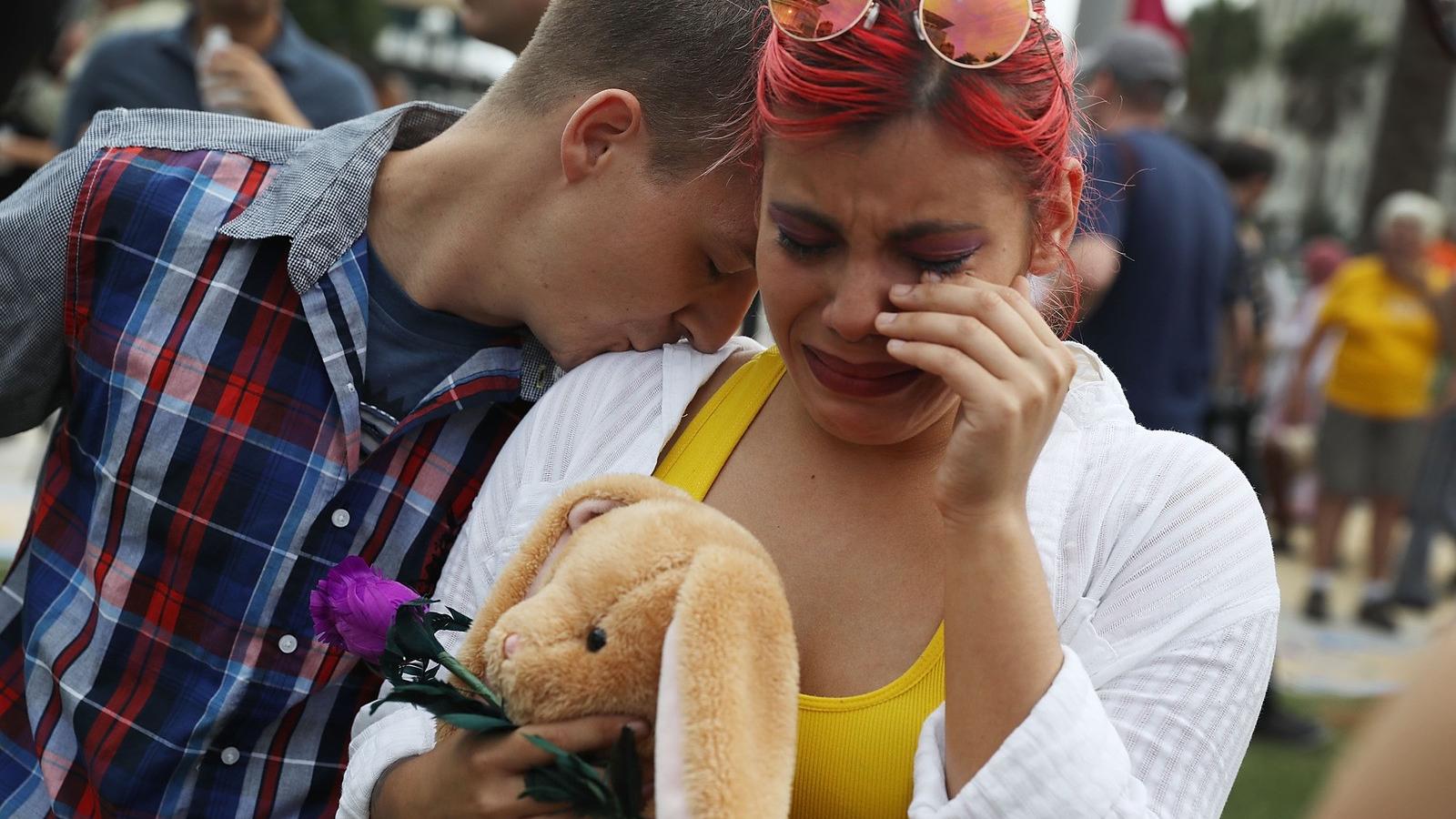 Gyász, értetlenség - Fotó: Joe Raedle/Getty Images 