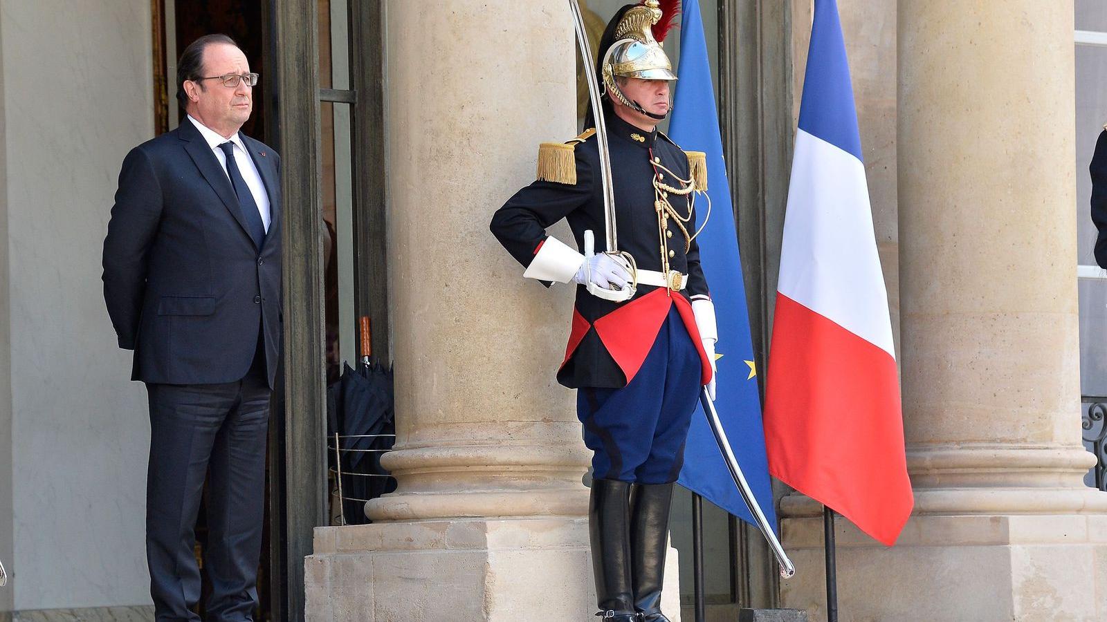 Hollande reméli, hogy nem kell elhagynia az Élysée-palotát FOTÓ: AURELIEN MEUNIER GETTY IMAGES