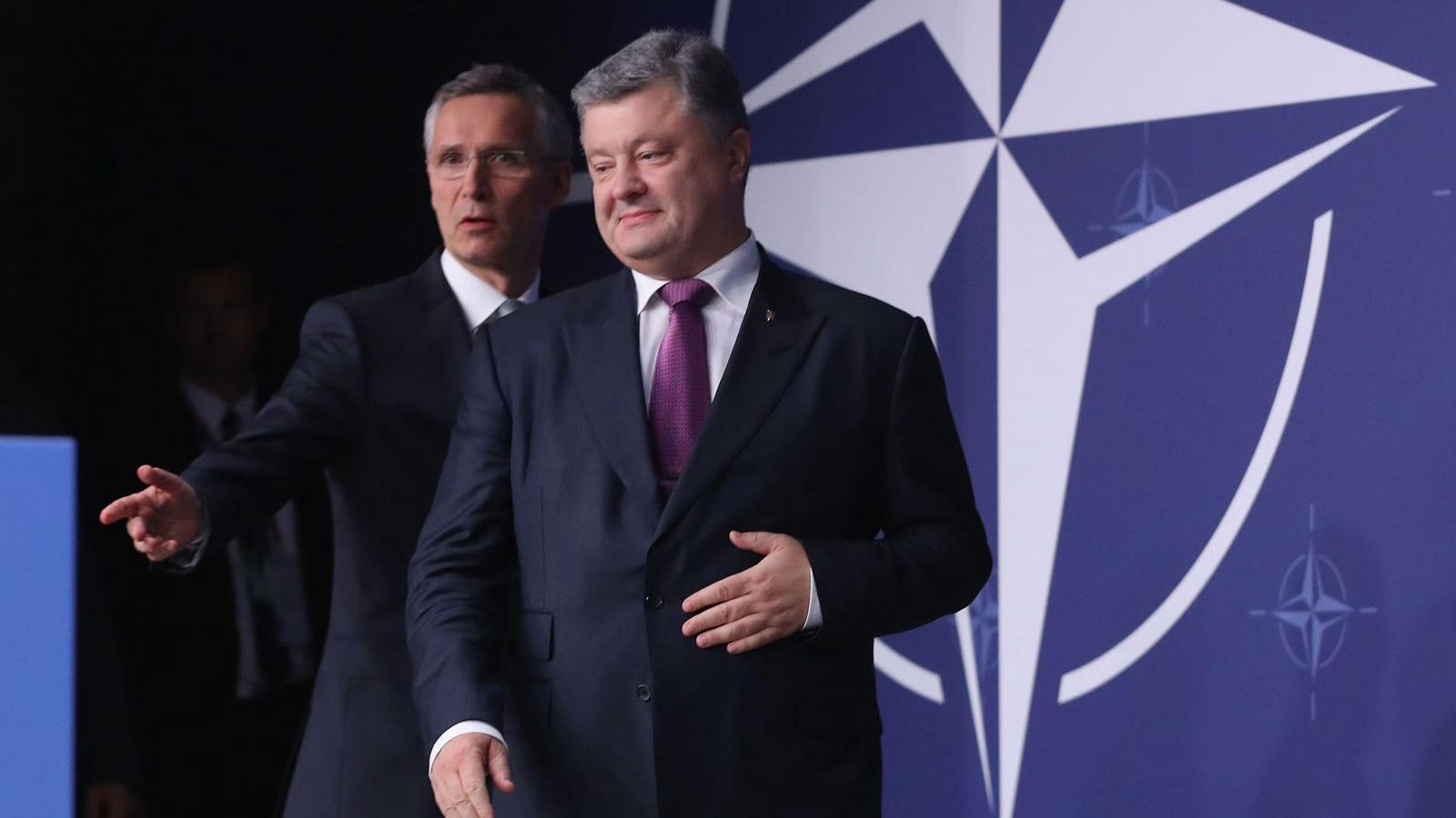 A NATO és a Nyugat Porosenko mögött áll FOTÓ: EUROPRESS/GETTY IMAGES/SEAN GALLUP