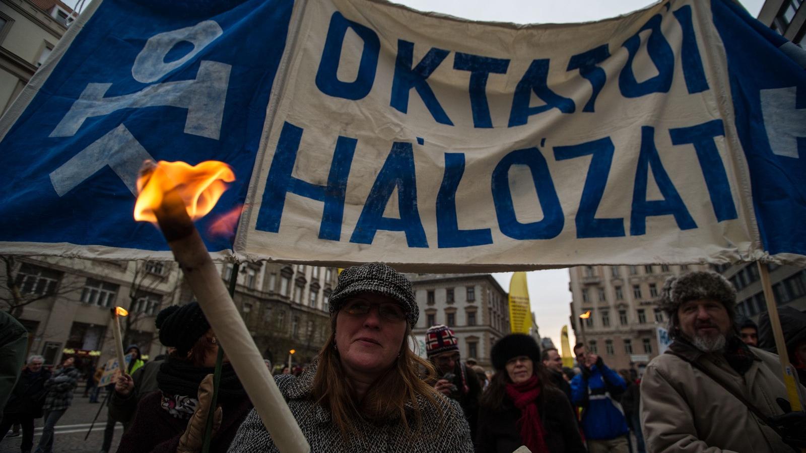 21 szervezet csatlakozott a demonstrációhoz FOTÓ: BIELIK ISTVÁN