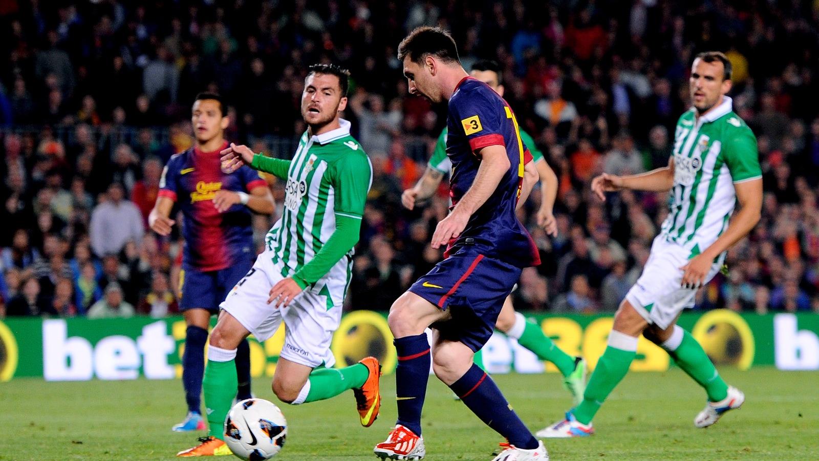 Messi kétszer zörgette a Betis hálóját FOTÓ: EUROPRESS/GETTY IMAGES/DAVID RAMOS