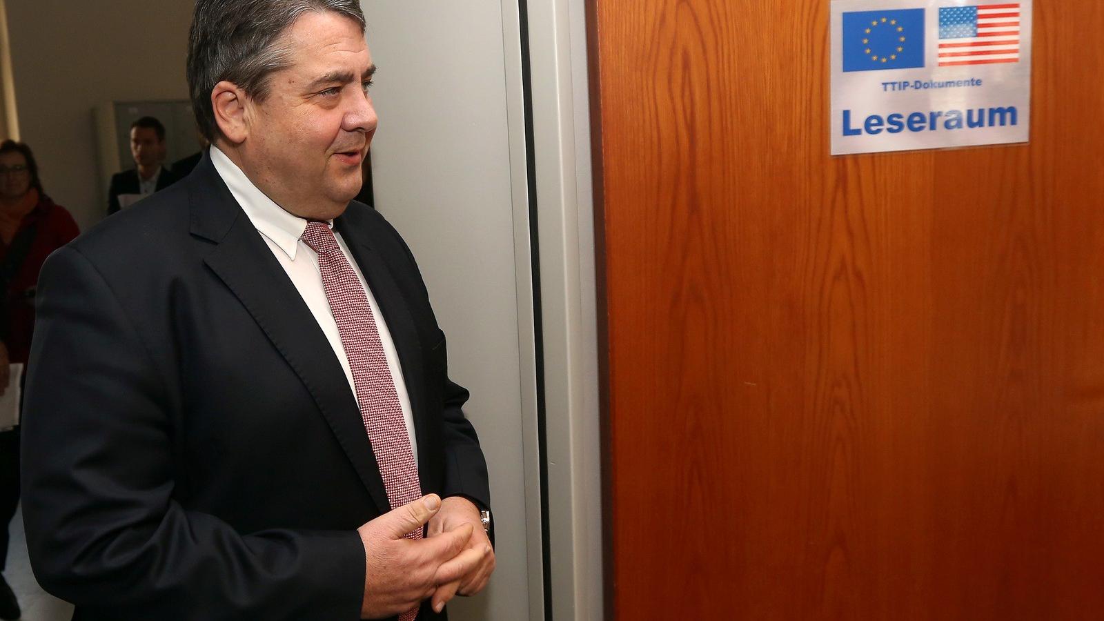 Sigmar Gabriel német szociáldemokrata alkancellár követ dobott a TTIP állóvizébe FOTÓ: EUROPRESS/GETTY IMAGES/ADAM BERRY