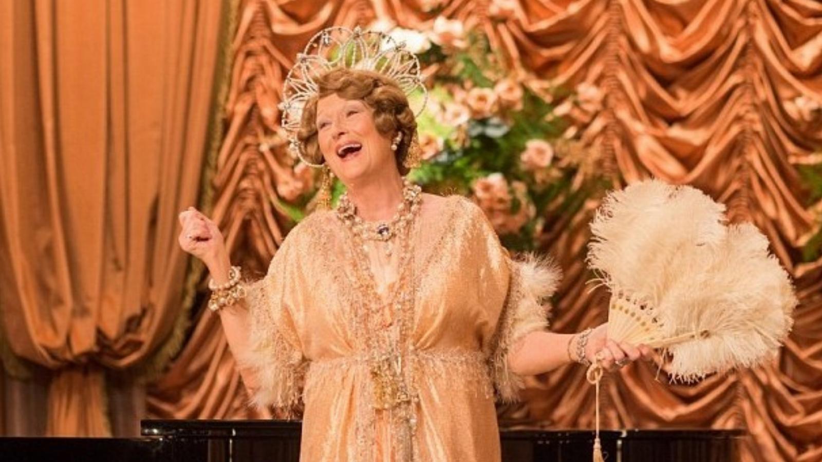 Florence boldogsága a Carnegie Hall színpadán Meryl Streep káprázatos alakításáben FORRÁS: FREEMAN FILM